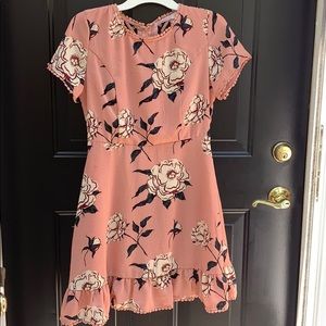 Pink Floral Dress